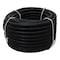 Hydromaxx 1 in. x 100 ft Flexible Corrugated Black HDPE NON Split Tubing Wire Loom BHDPENS100100 - alternate 1
